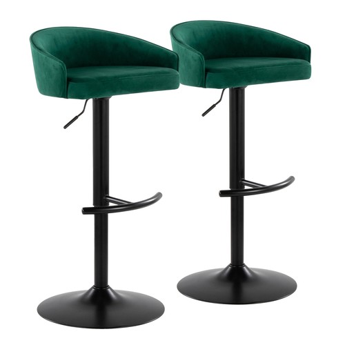 Canary Upholstered 30" Fixed-height Barstool  - Set Of 2